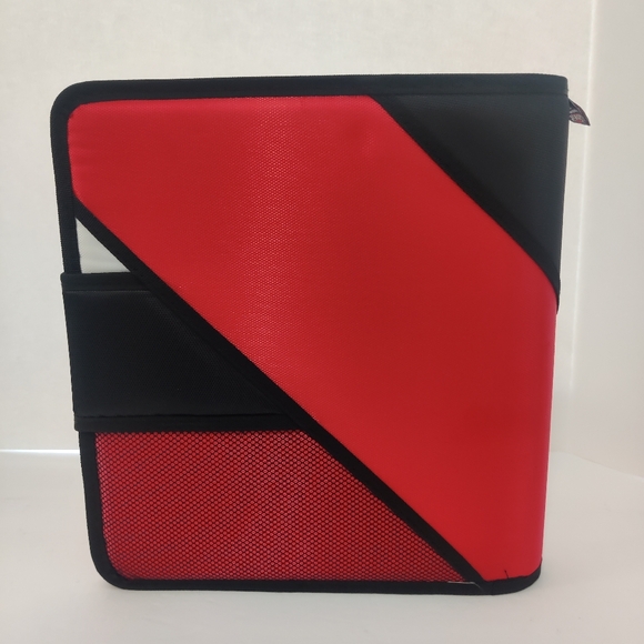 Case It  Red The Open Tab 3 Ring Binder 2 inch Capacity - Picture 3 of 4